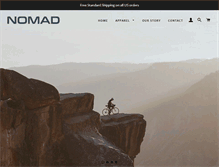 Tablet Screenshot of nomadcycling.com